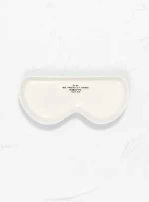 Glasses Tray Round White