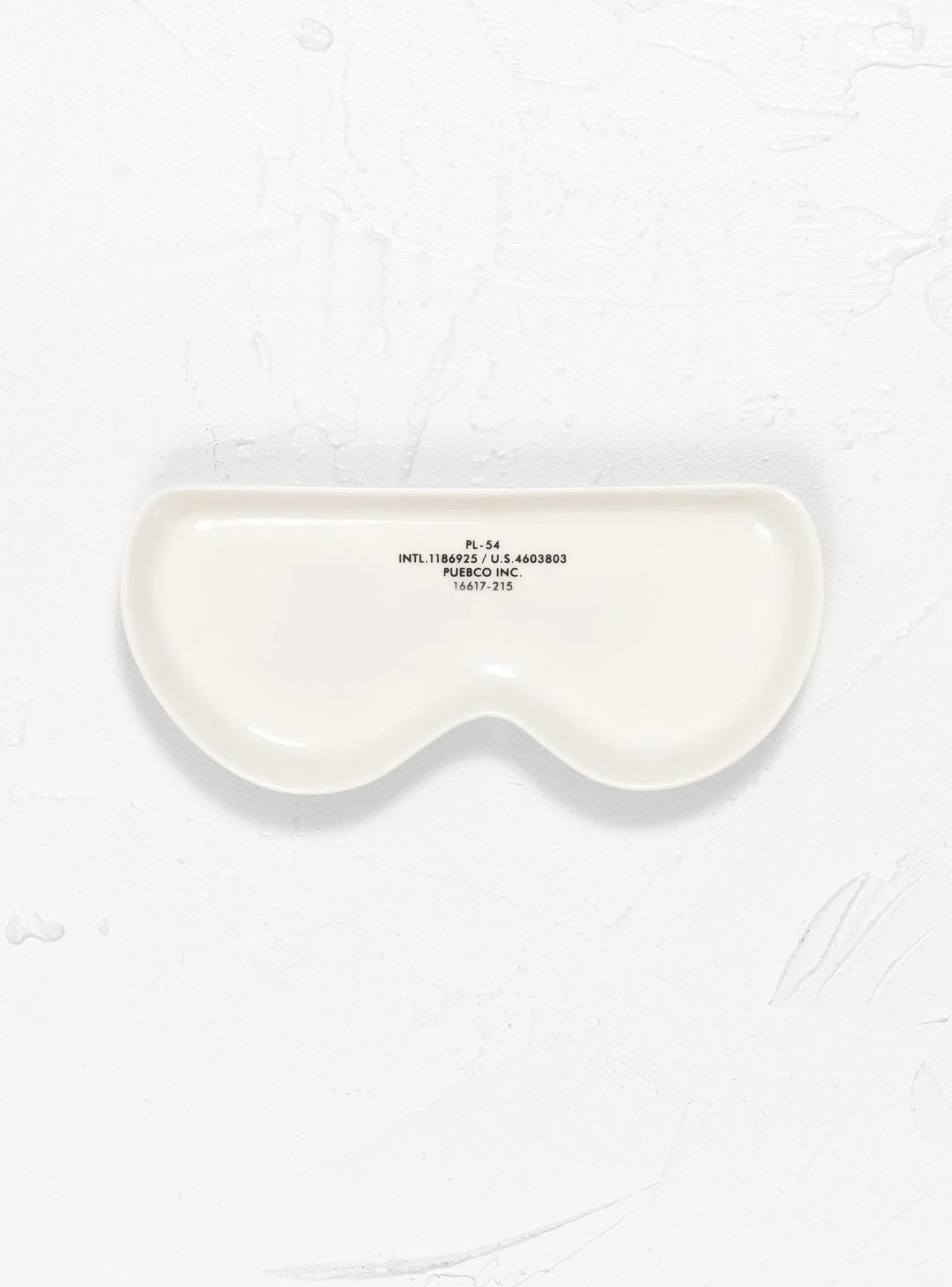 Glasses Tray Round White