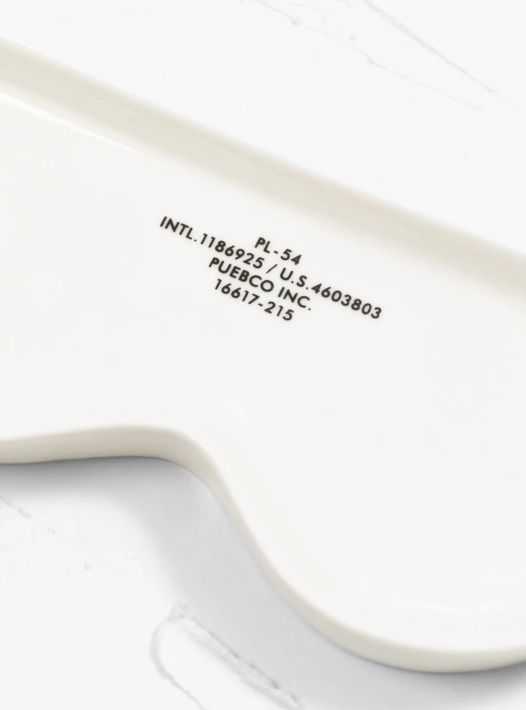 Glasses Tray Round White