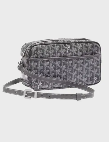 Goyard Cap Vert Crossbody (Goyardine Gray)