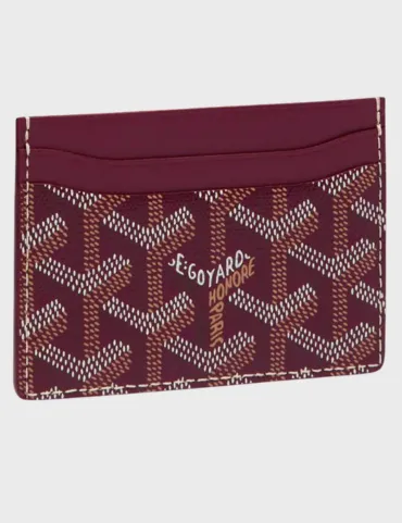 Goyard Saint - Sulpice Card Wallet - Bordeaux