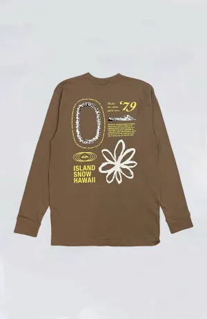 Island Snow Hawaii - IS Old Skool Premium Heavyweight L/S Tee