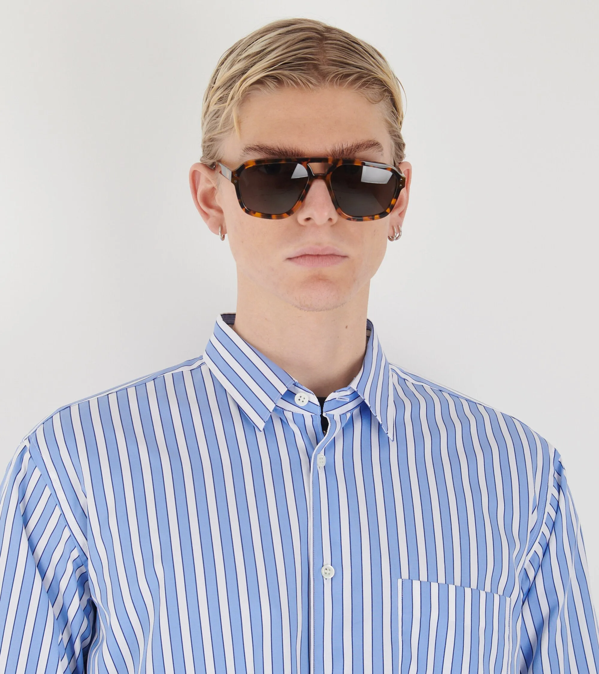 Jet Havana Grey Solid Lens
