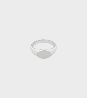 Joe Ring Satin Silver