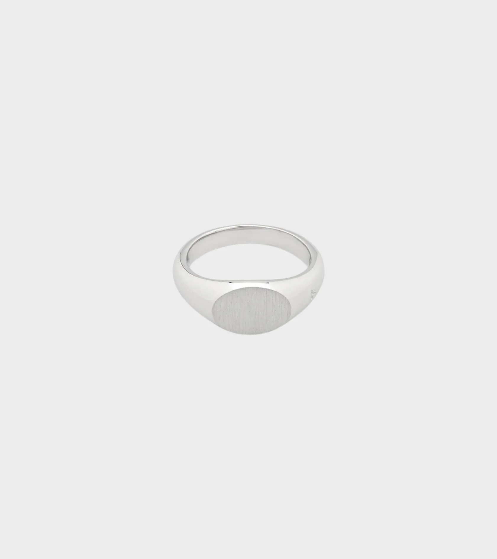 Joe Ring Satin Silver