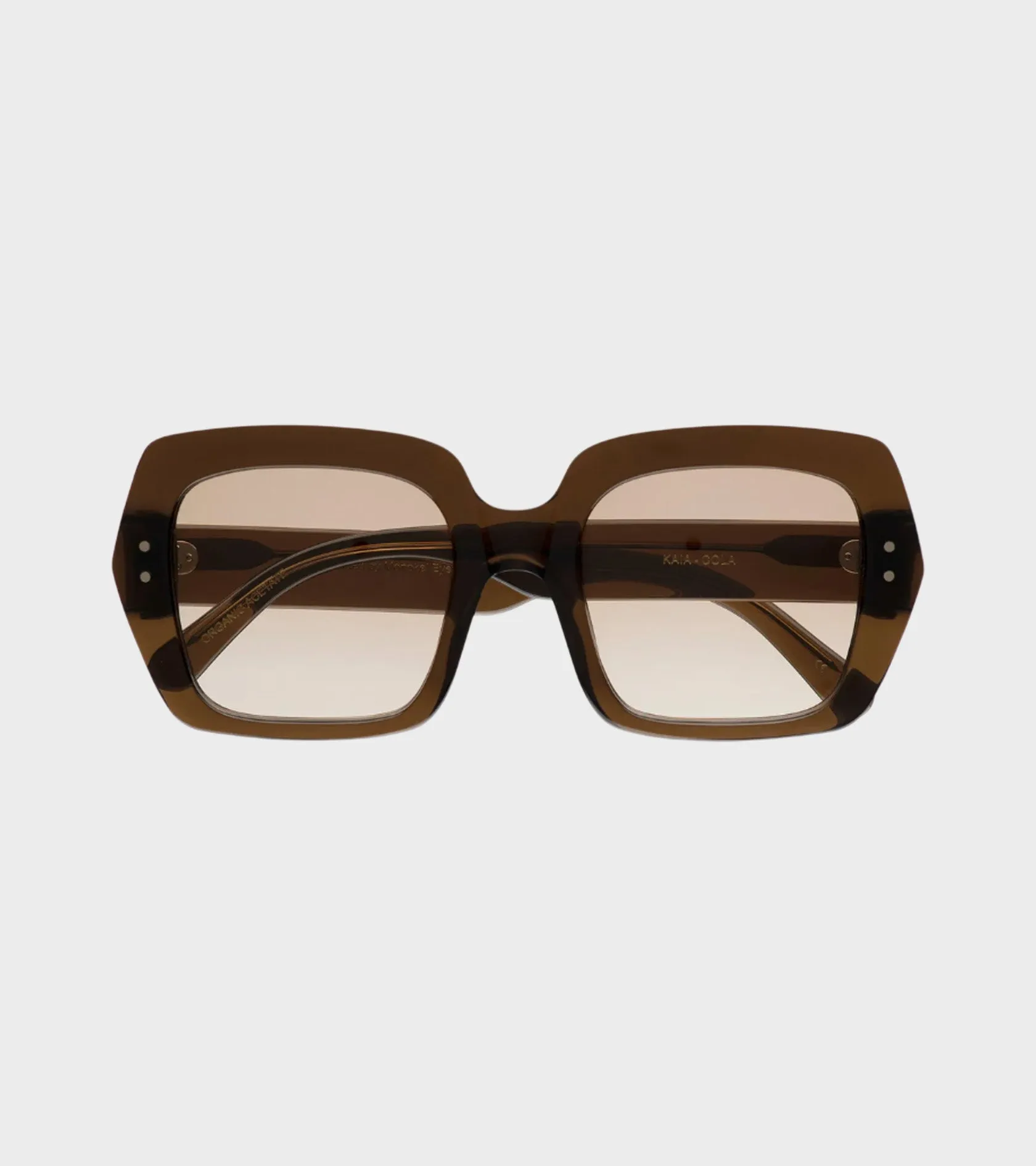 Kaia Cola Brown Gradient Lens