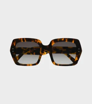 Kaia Havana Gray Gardient Lens