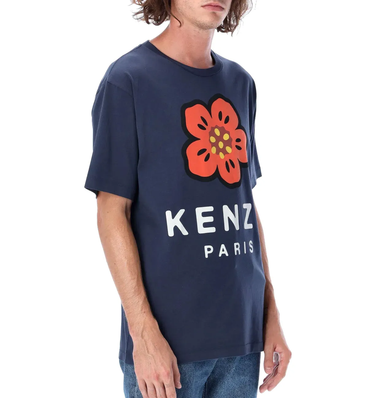 Kenzo 'Boke Flower Small Paris' T-shirt (Blue)