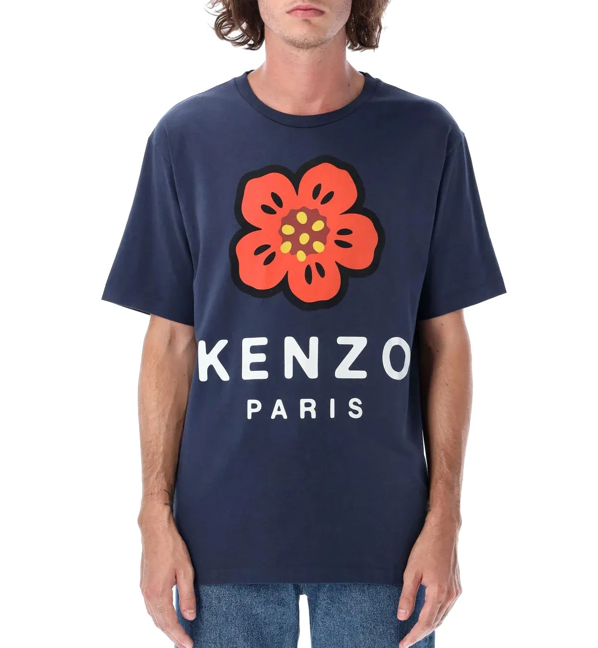 Kenzo 'Boke Flower Small Paris' T-shirt (Blue)