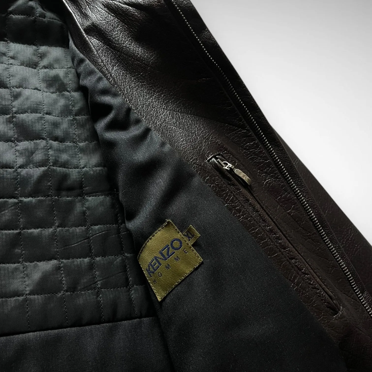 Kenzo Buffalo Leather Jacket (2000s)