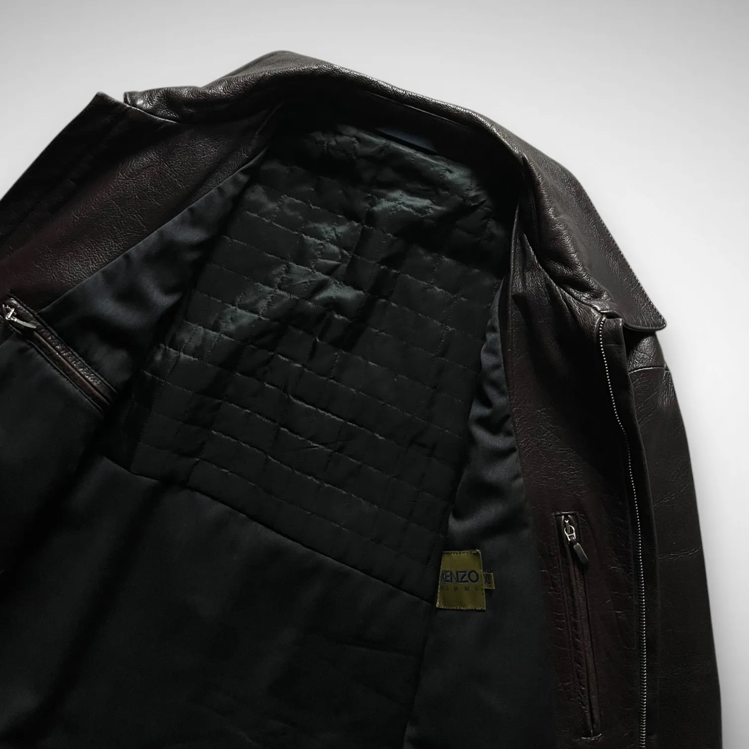 Kenzo Buffalo Leather Jacket (2000s)
