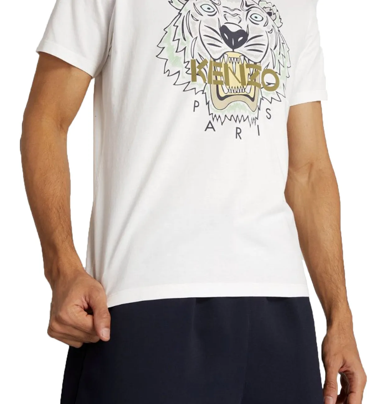 Kenzo Icon Tiger T-shirt - White/Green