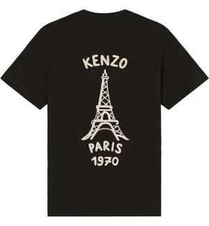 Kenzo Souvenir Embroidered Tee (Black)
