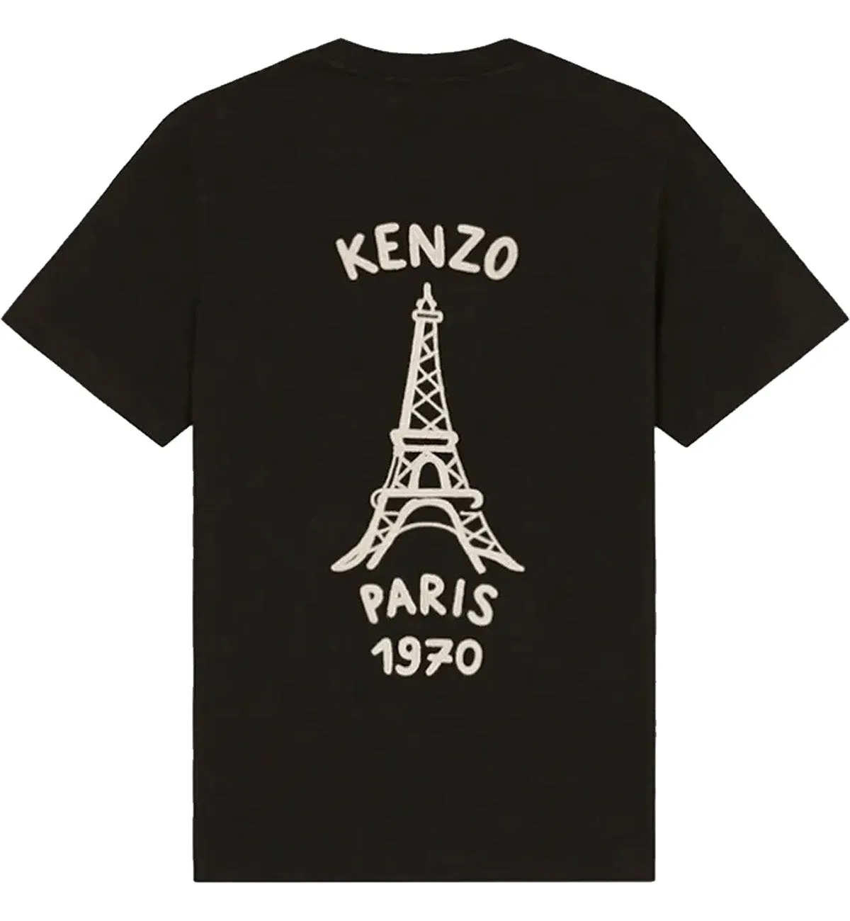 Kenzo Souvenir Embroidered Tee (Black)