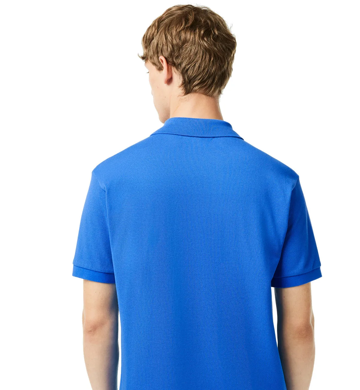 Lacoste Classic Fit Cotton Polo Shirt (Blue)