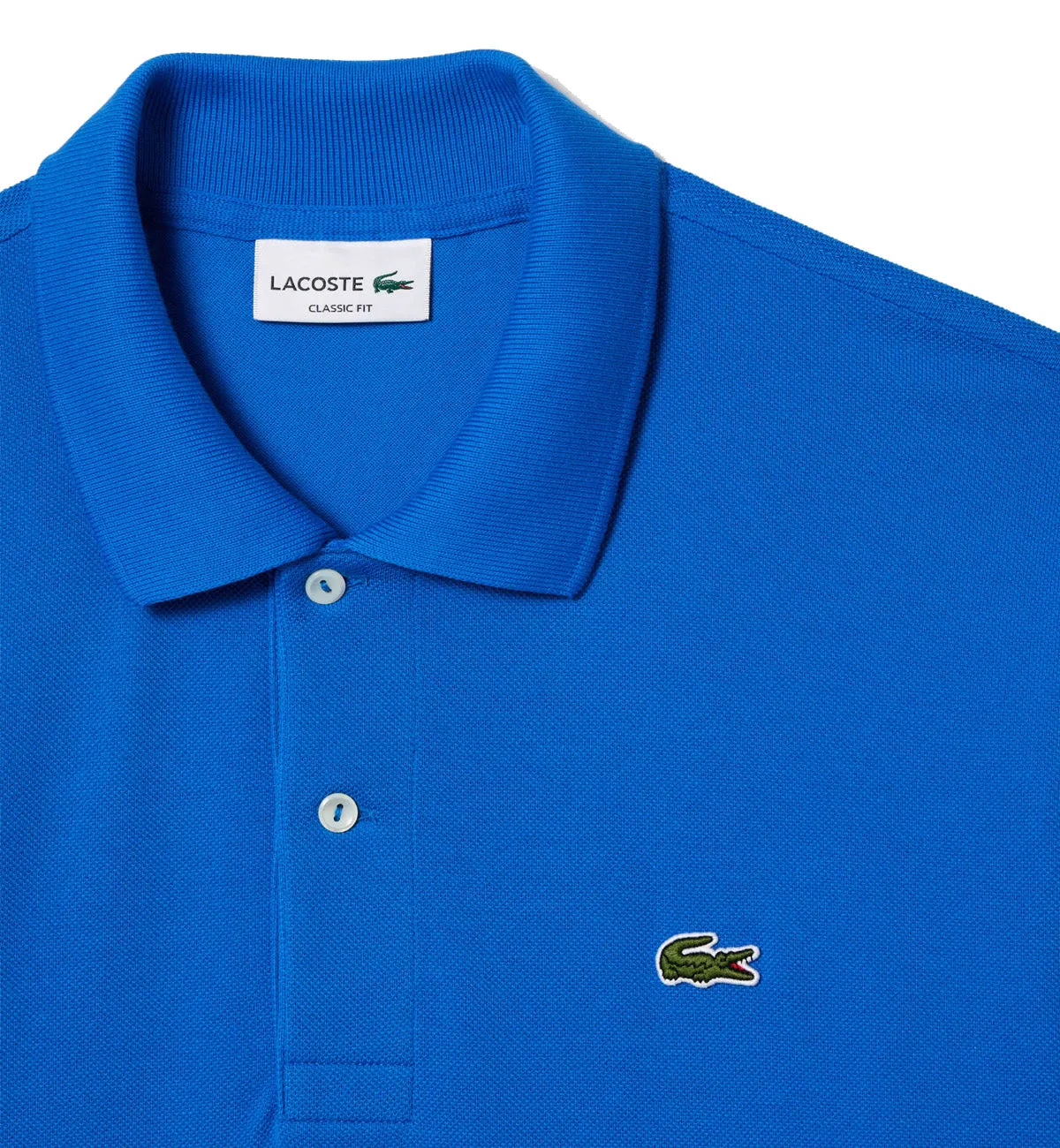 Lacoste Classic Fit Cotton Polo Shirt (Blue)