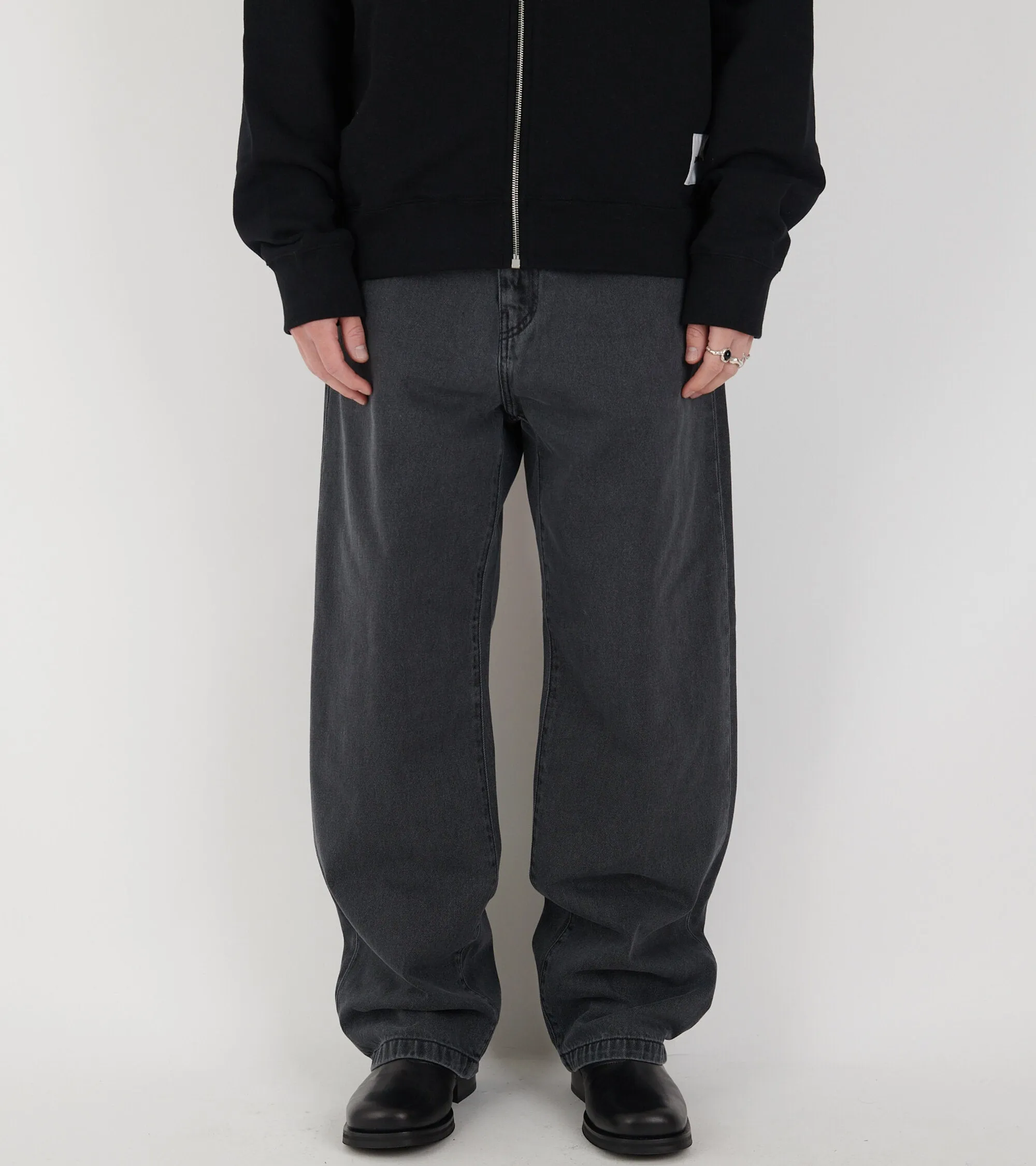 Landon Pant Black Heavy Stone Wash
