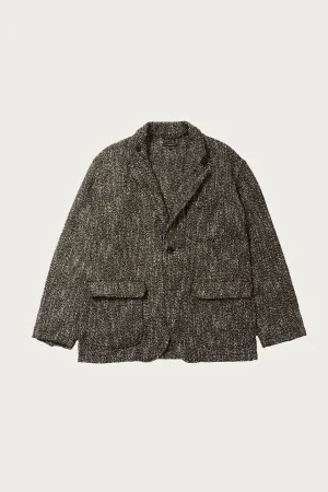 Loiter Jacket - Brown/Black Wool Homespun