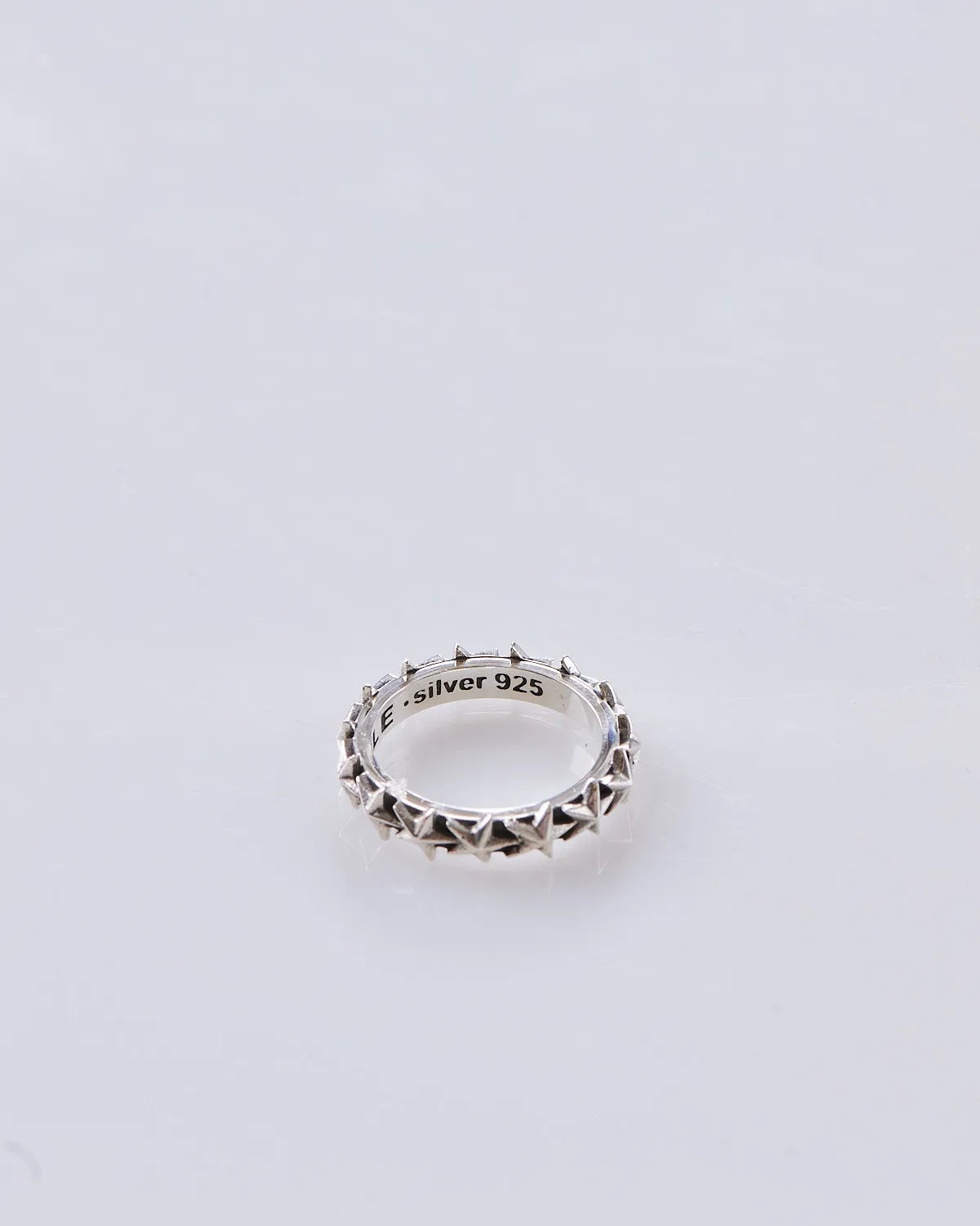 Maple Star Band Ring Silver 925