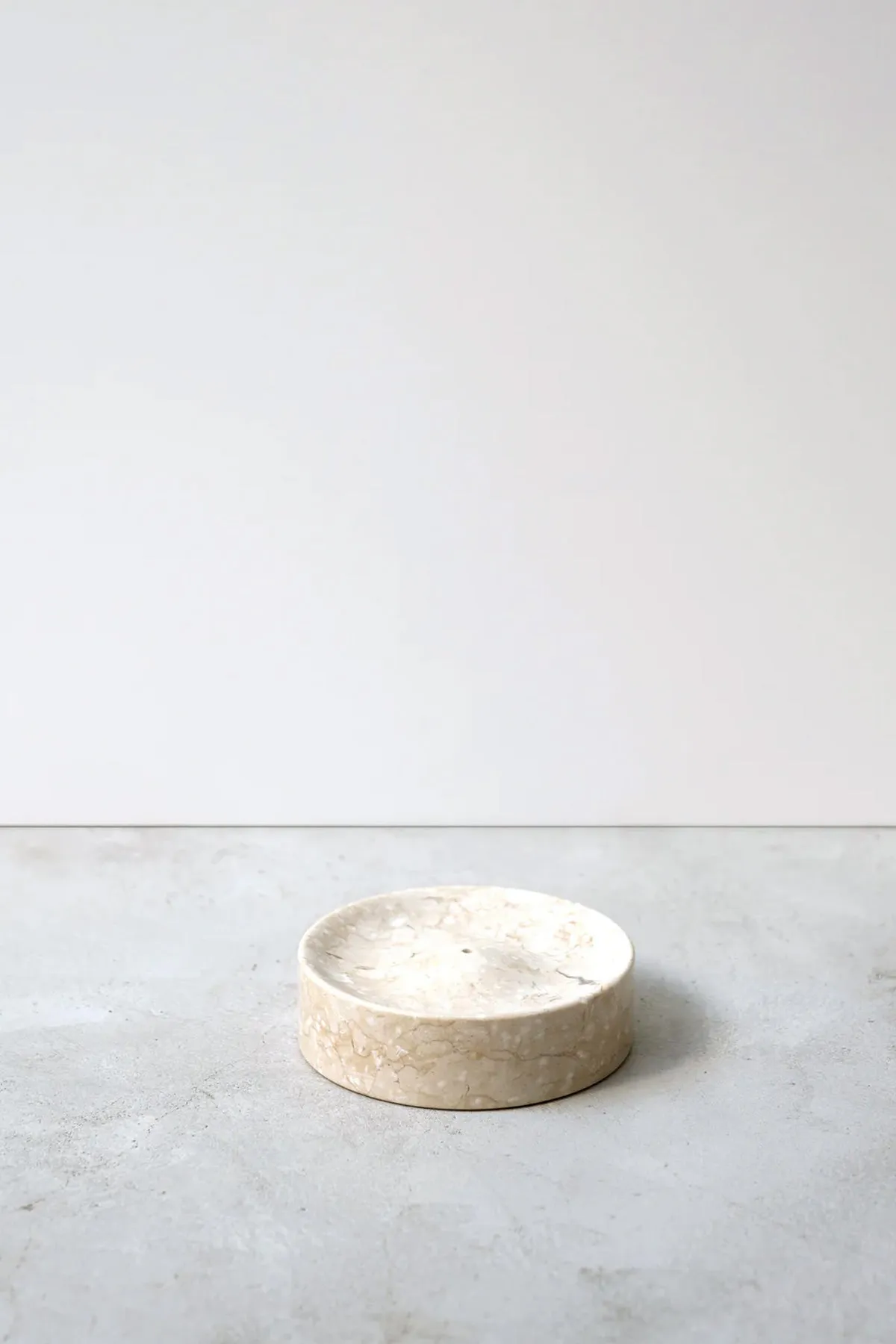 Marble Incense Holder - Cream Marble