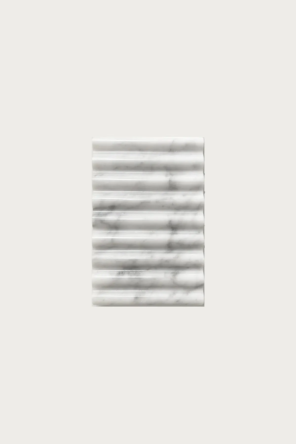 Marble Soap Dish - Carrara Marble