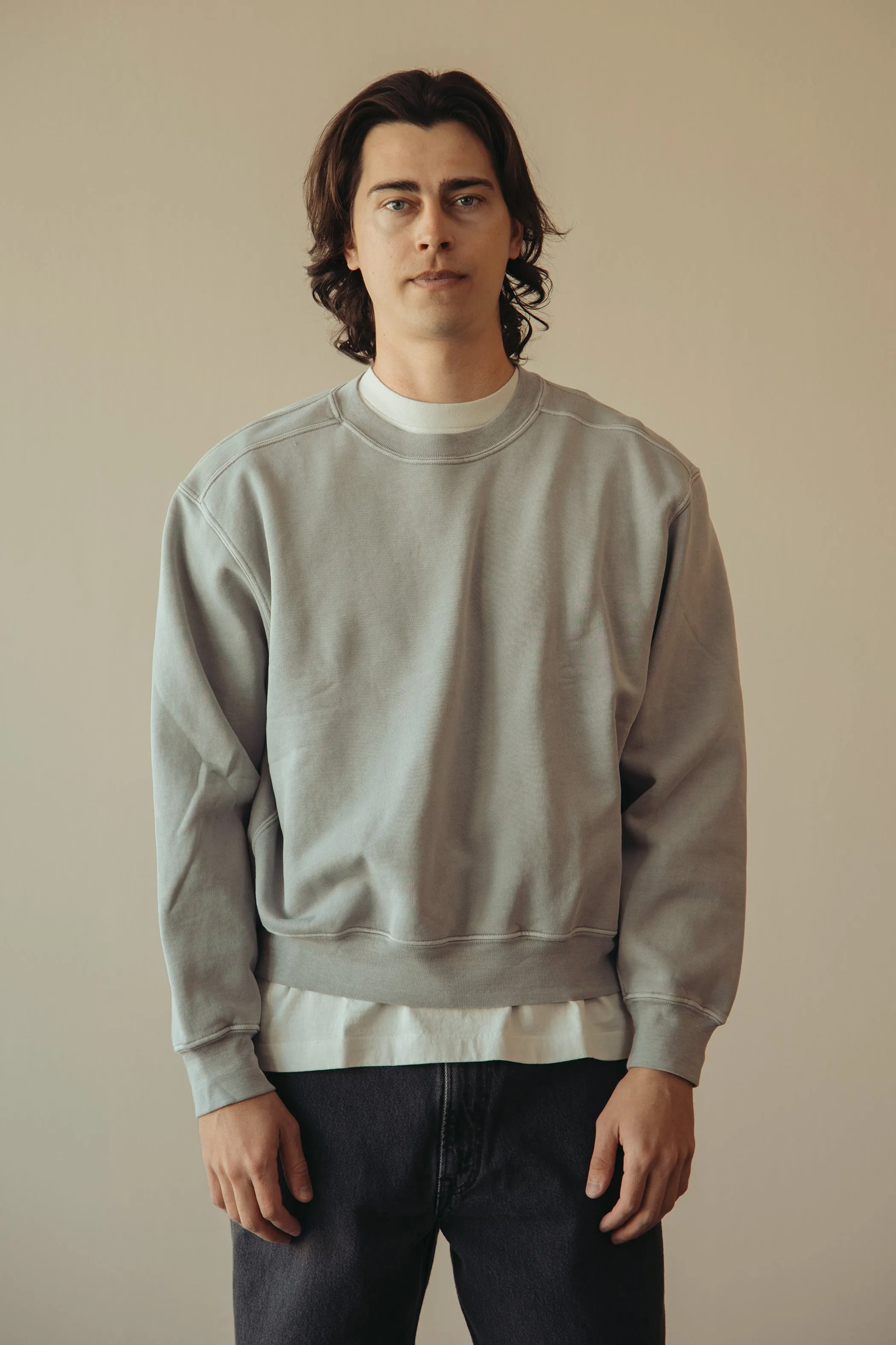 Mini Crewneck - Pigment Chalk