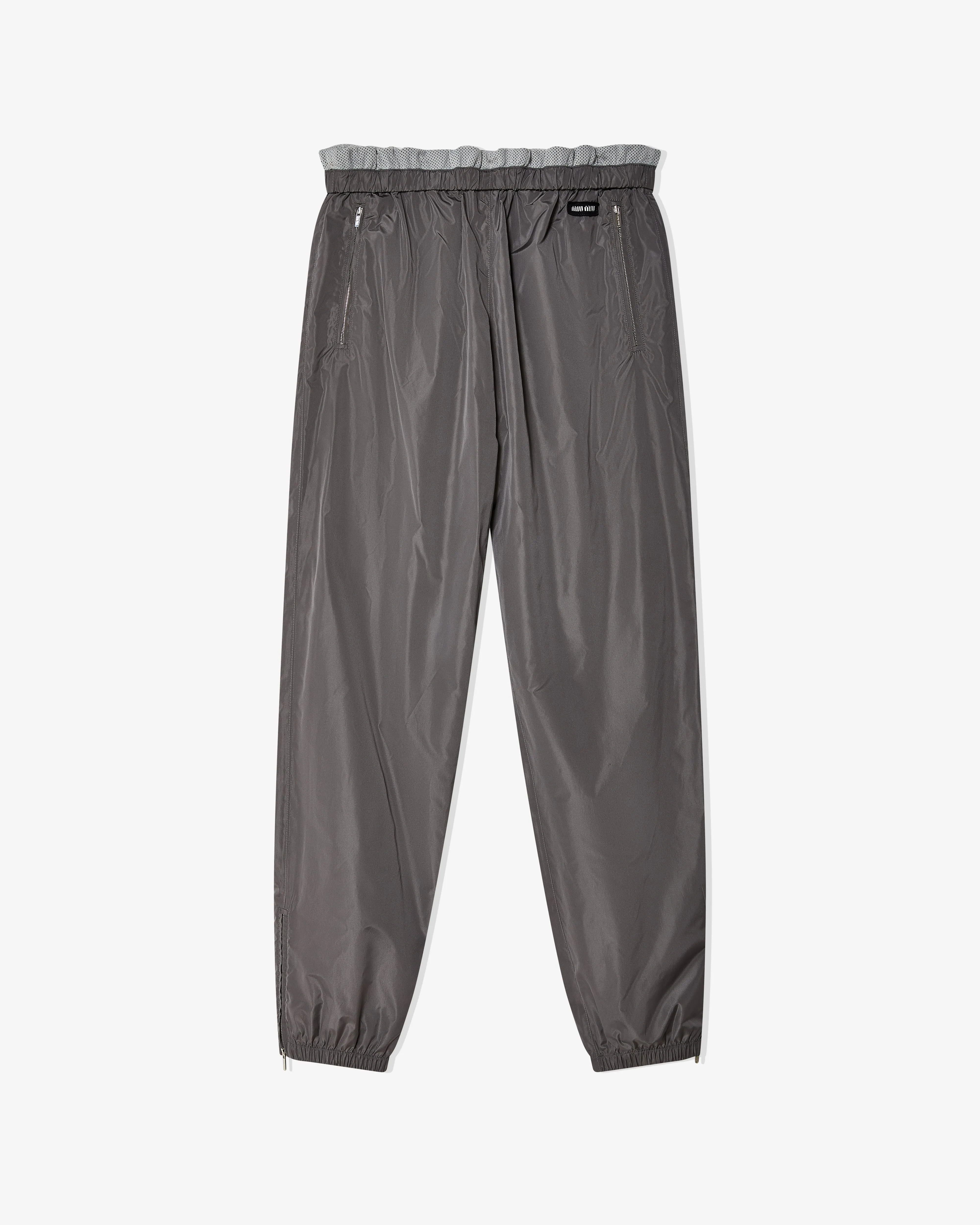 Miu Miu - Men's Technical Silk Joggers - (Aluminum)