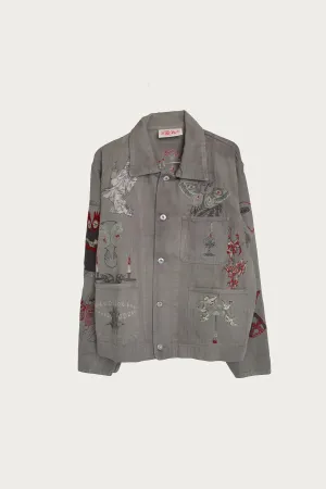 New Rituals Chore Jacket - Oil Wash W/ Embroidery