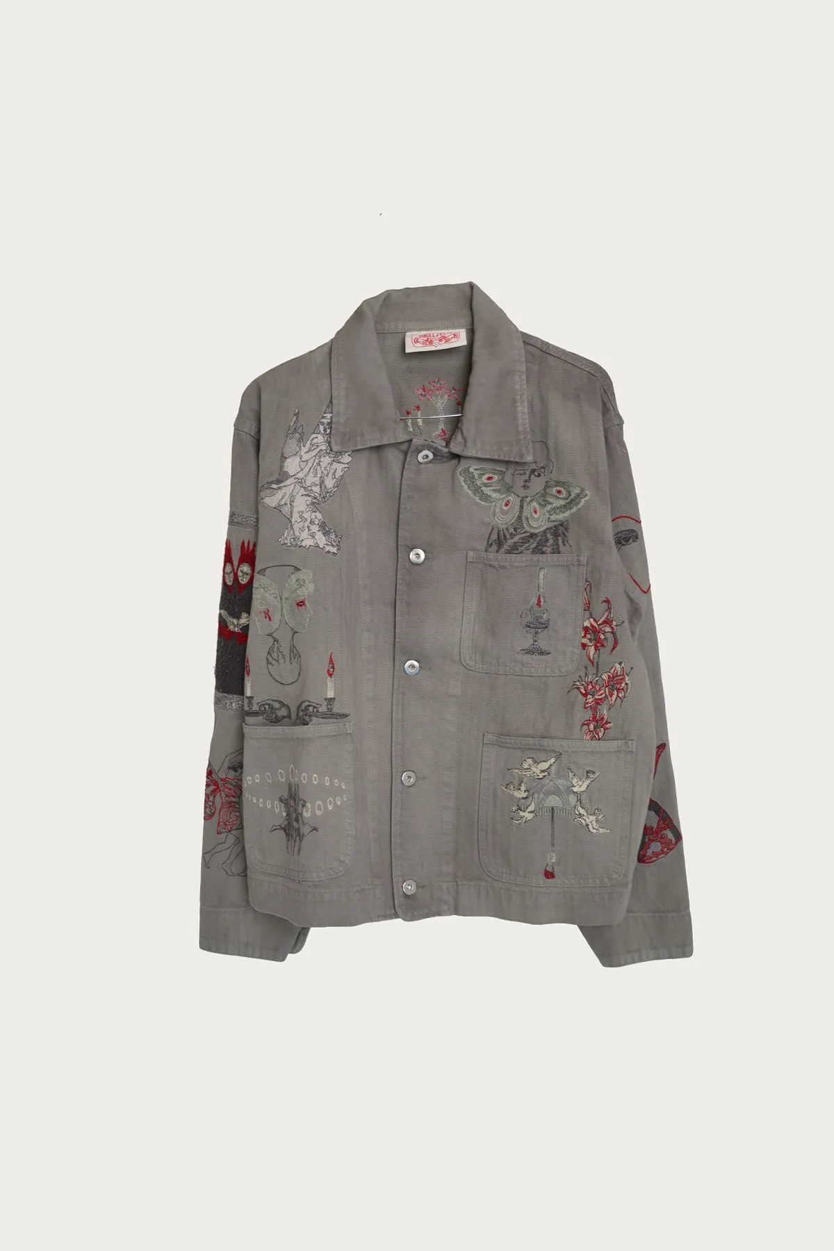 New Rituals Chore Jacket - Oil Wash W/ Embroidery