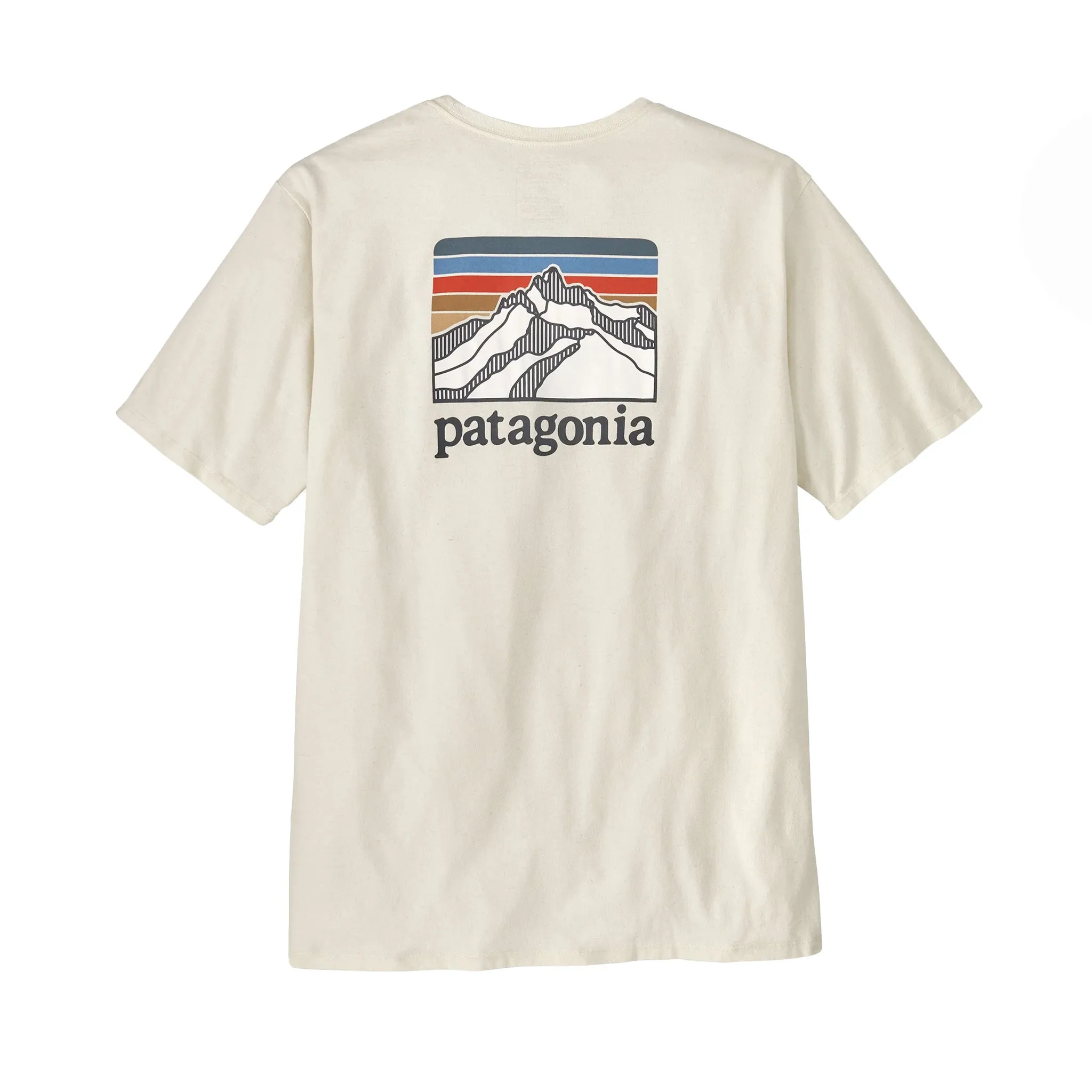 Patagonia M's Line Logo Ridge Pocket Responsibili-Tee Birch White