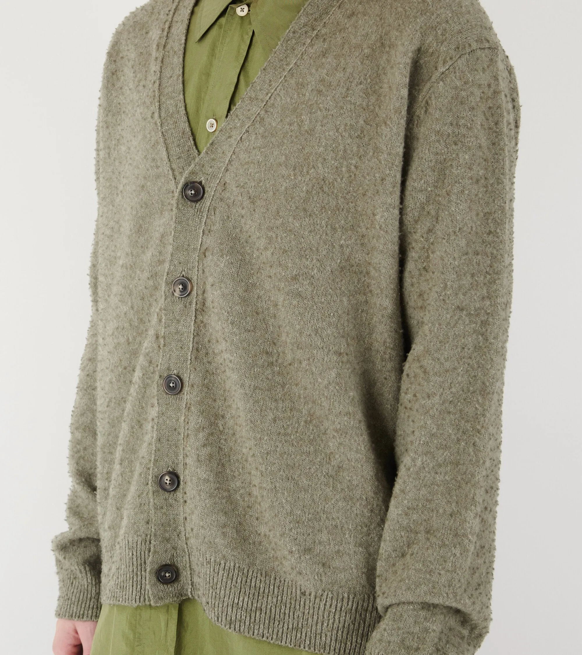 Pilling Cardigan Sage Green