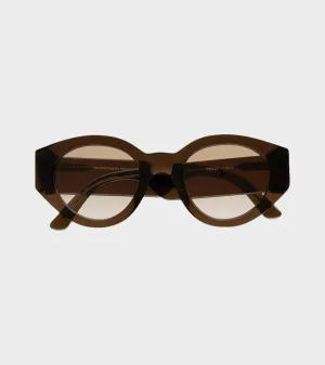 Polly Cola Brown Gradient Lens