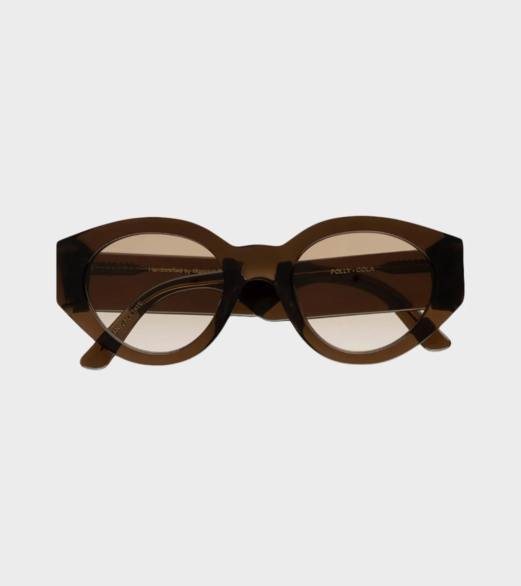 Polly Cola Brown Gradient Lens