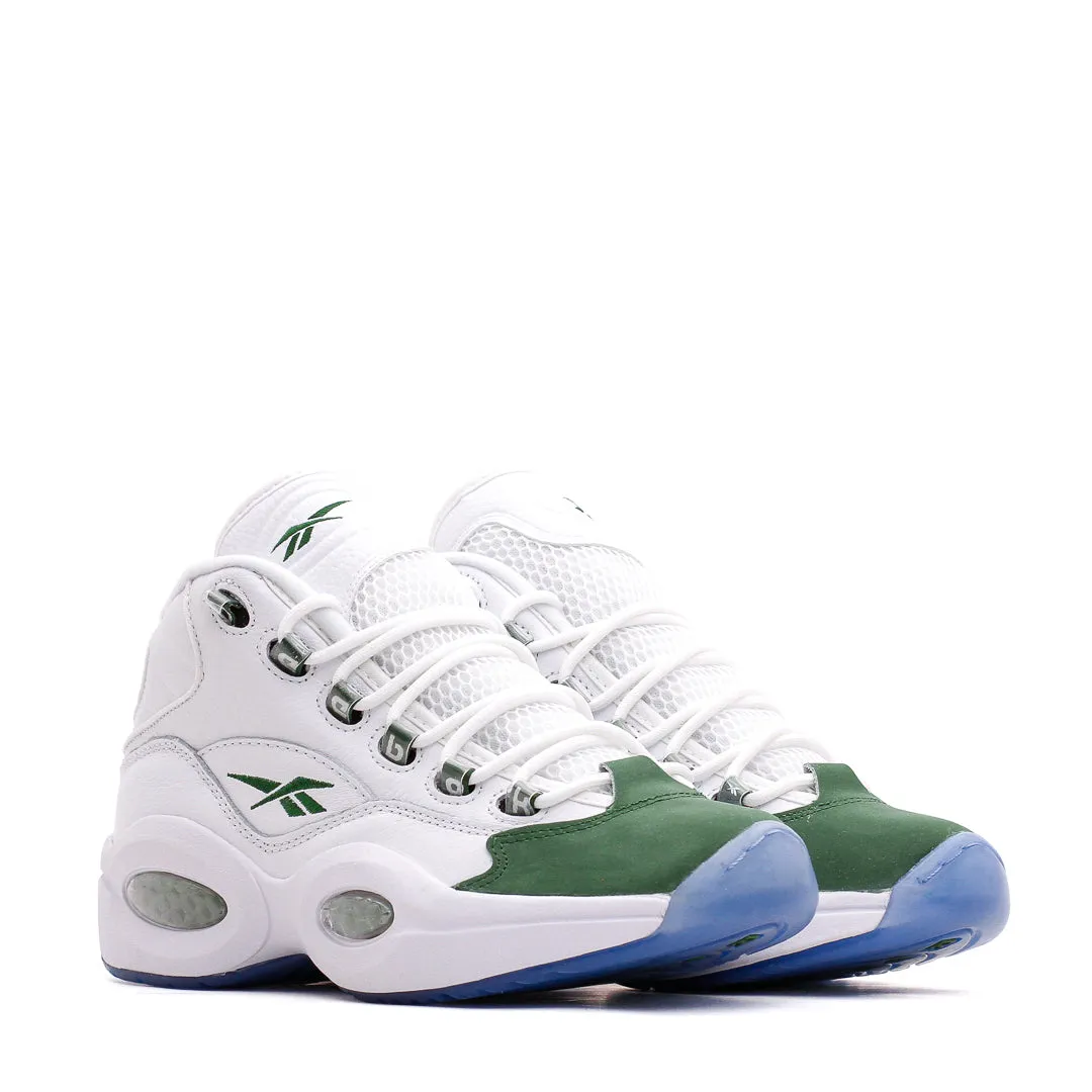 Reebok Classics Basketball Men Question Mid Allen Iverson White Green ID6690