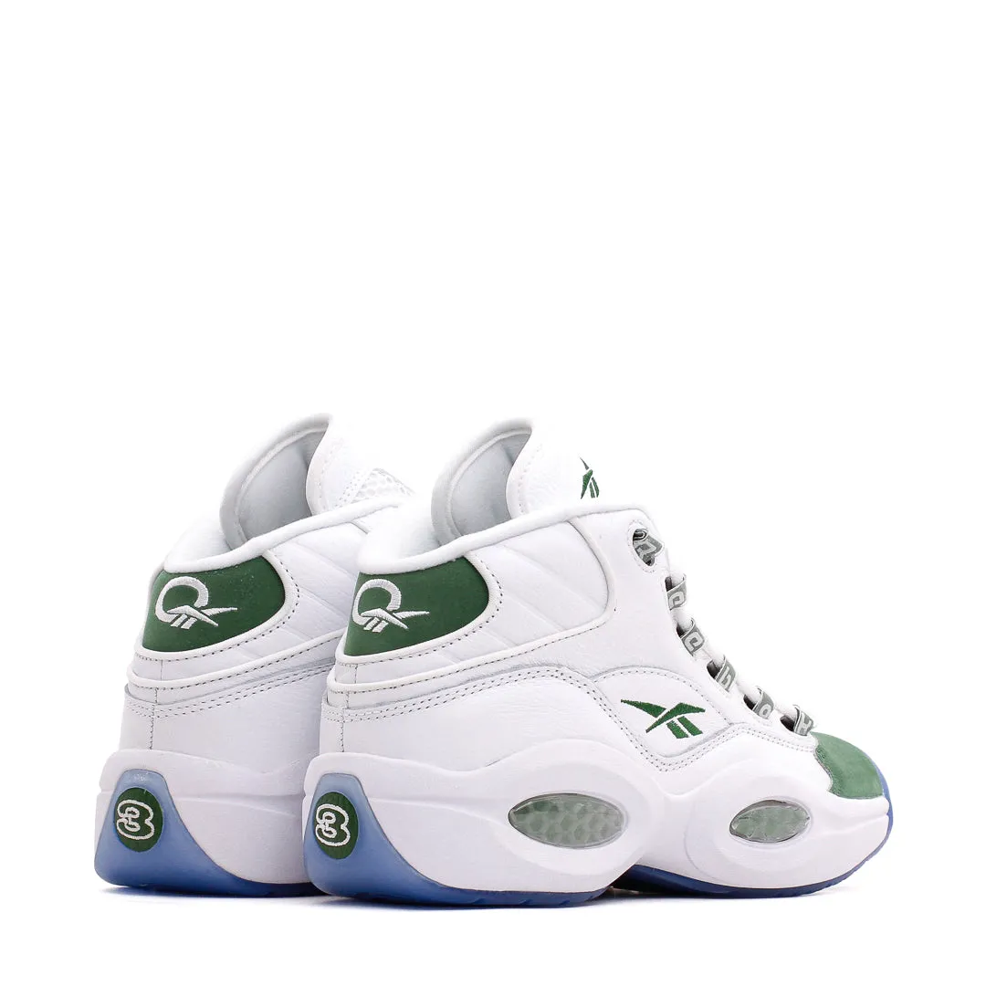 Reebok Classics Basketball Men Question Mid Allen Iverson White Green ID6690