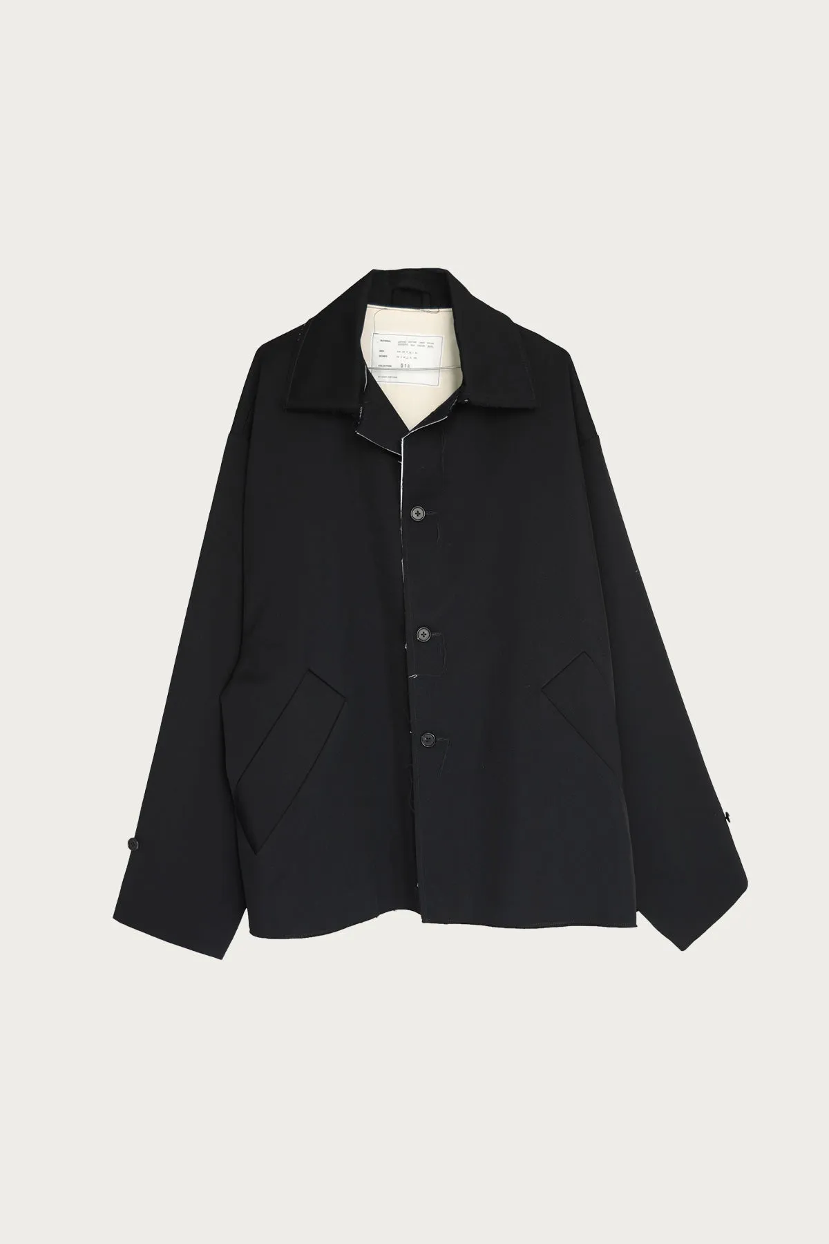 Short Mac - Black Heavy Twill