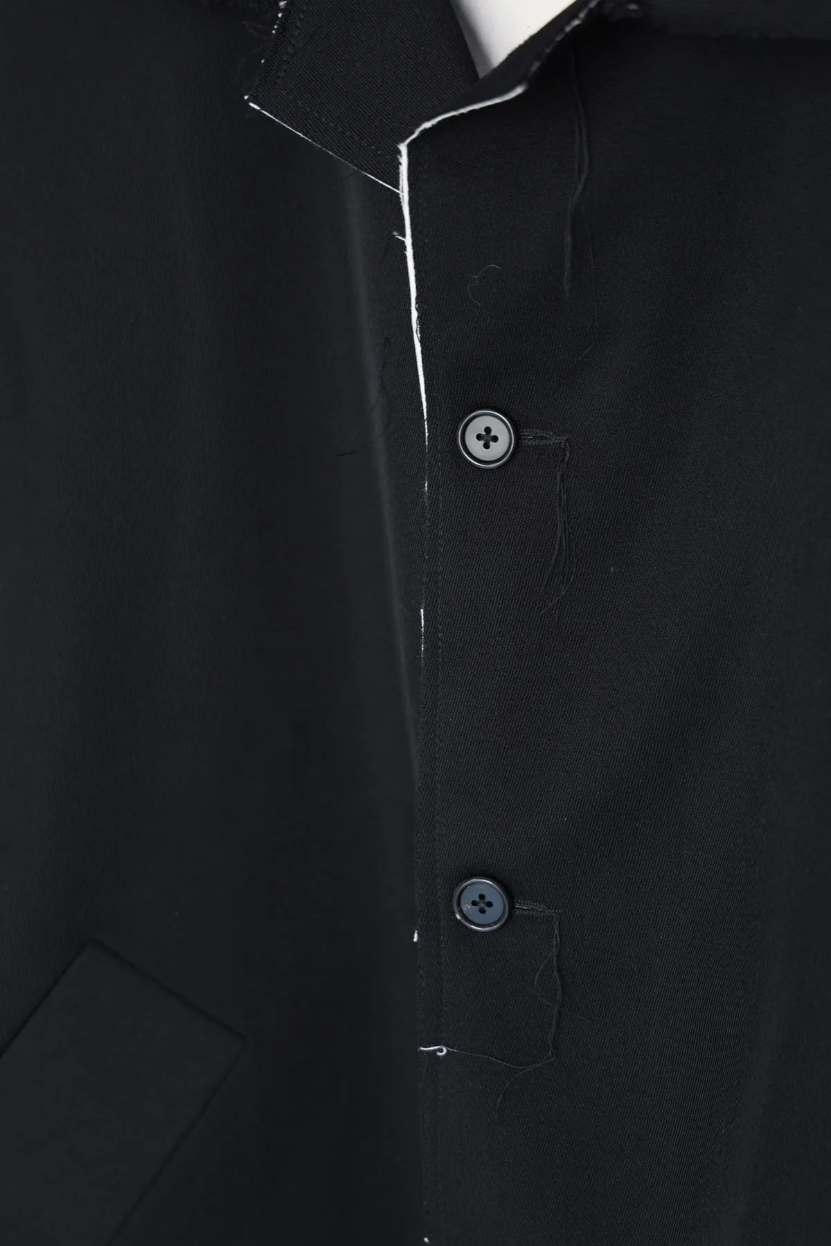 Short Mac - Black Heavy Twill