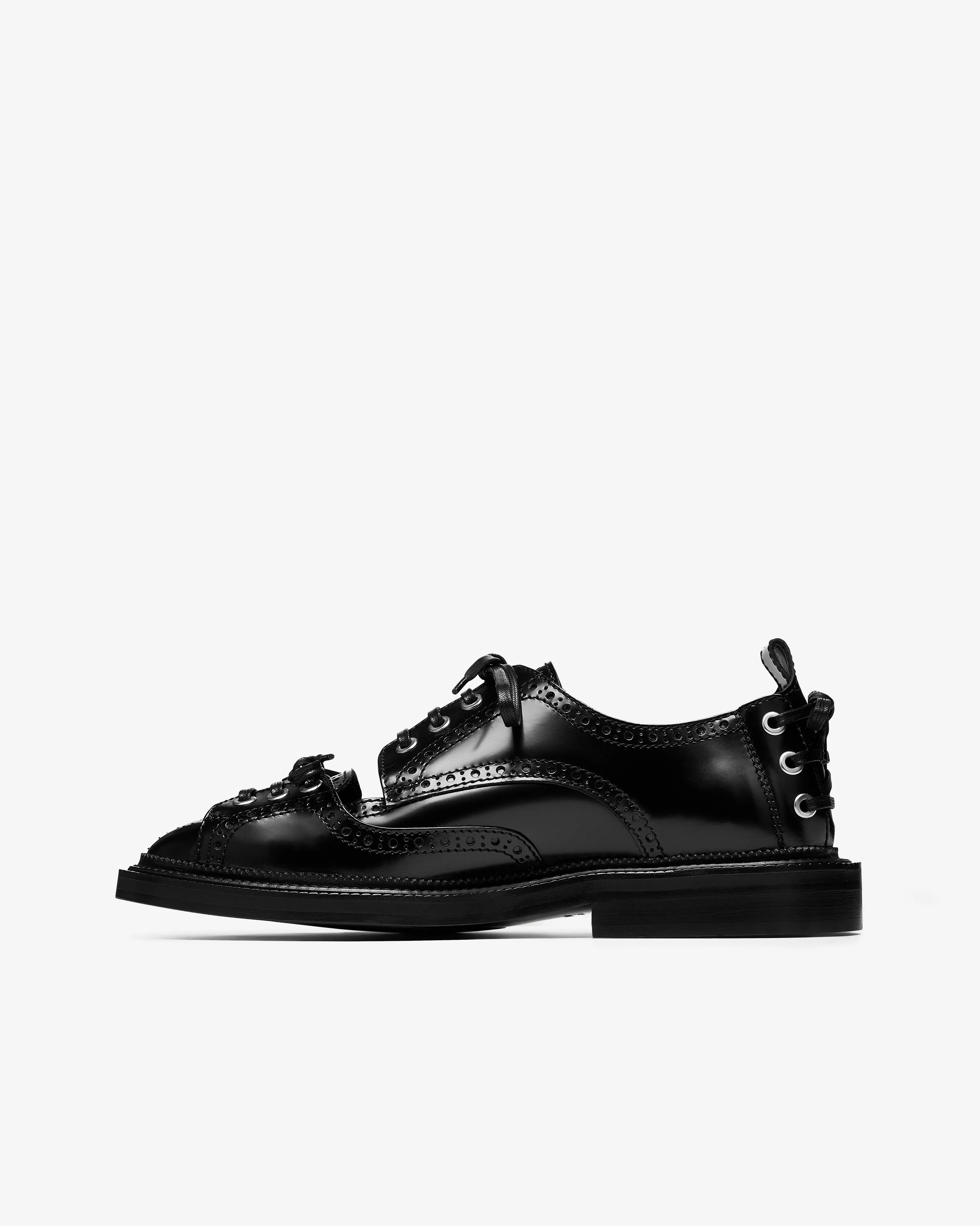 Simone Rocha - Men's Cut Out Multi Lace Brogue - (Black)