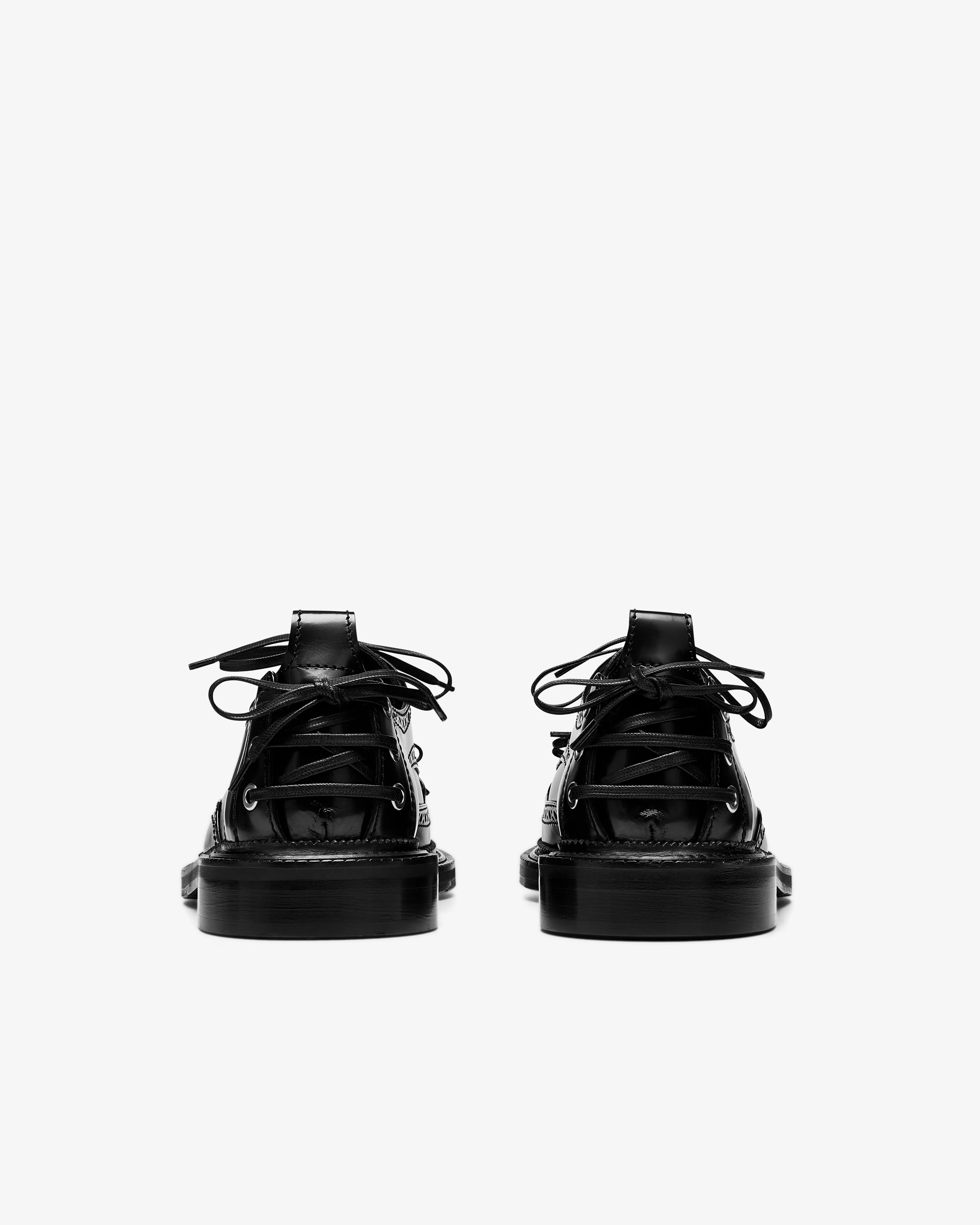 Simone Rocha - Men's Cut Out Multi Lace Brogue - (Black)