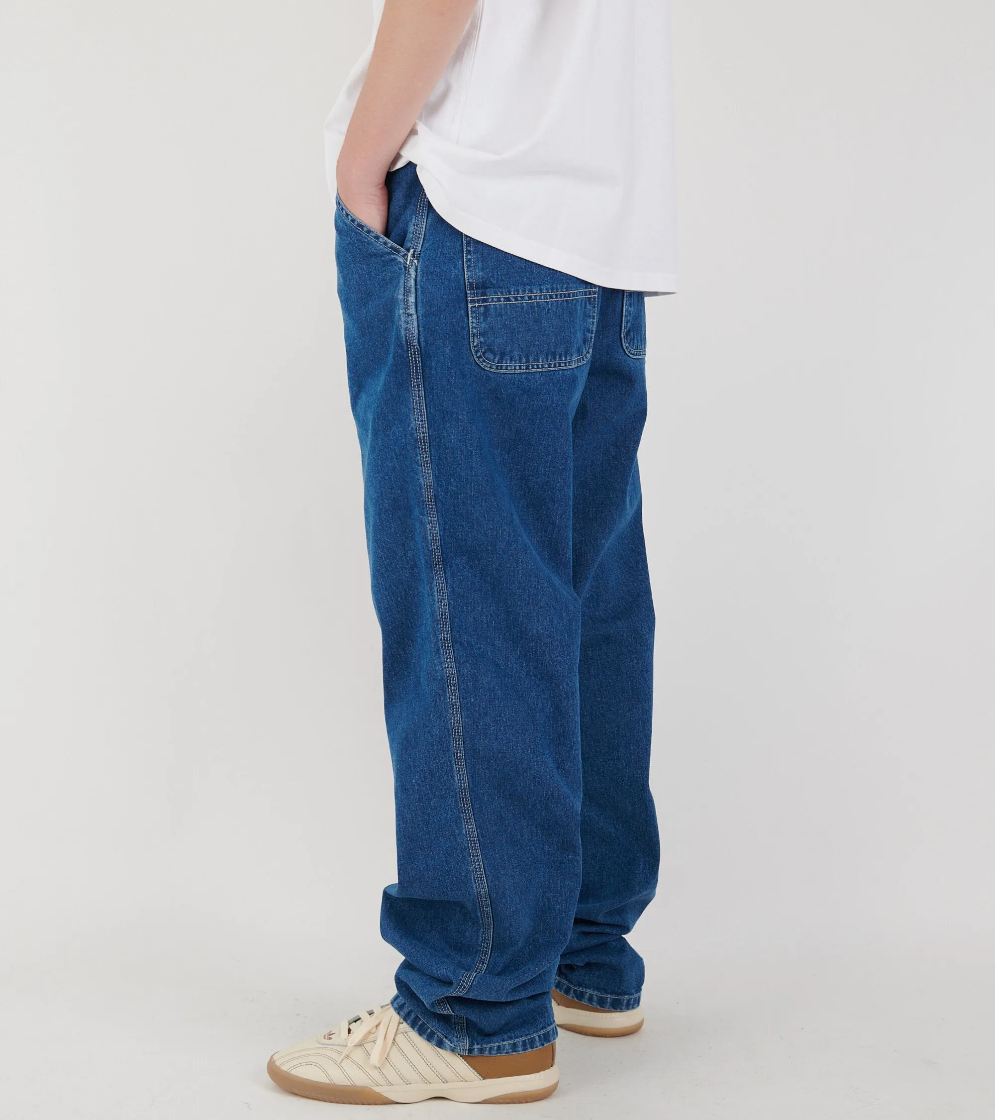 Simple Pant Blue Stone Washed