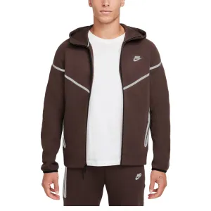 SPORTSWEAR TECH FLEECE FULL ZIP-JACKET BAROQUE BROWN/BEMIS SILVER