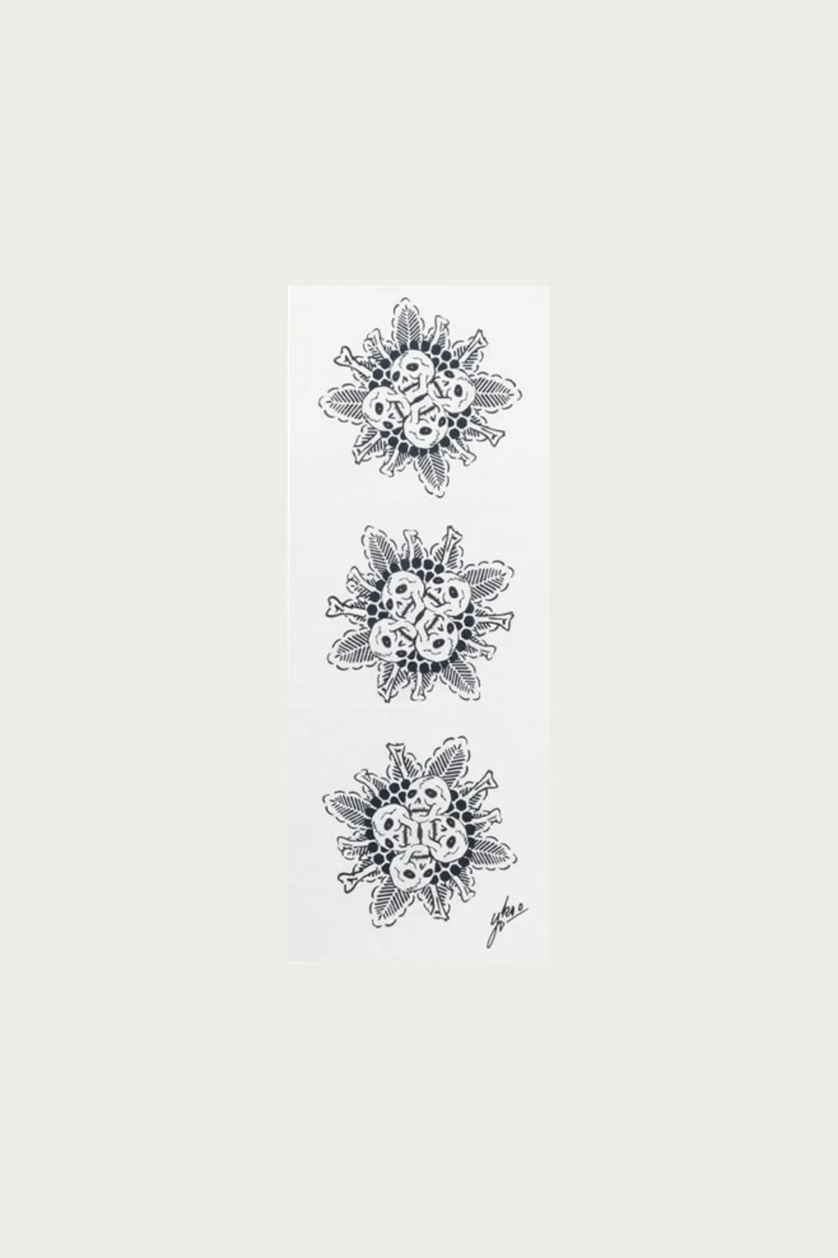 Tadanori Yokoo Hand Towel - Skull