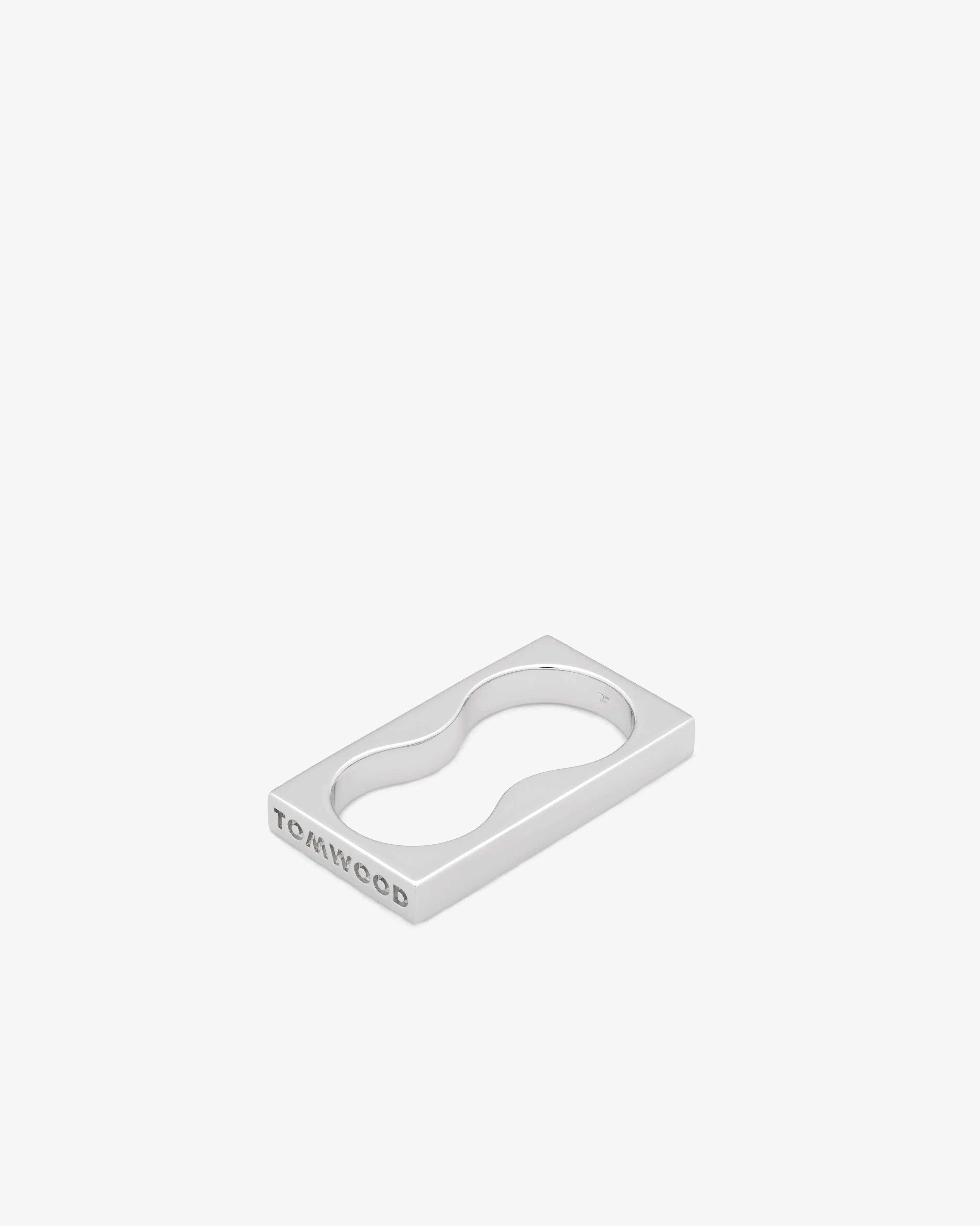 Tom Wood - Women's Square Ring Double - (Silver)