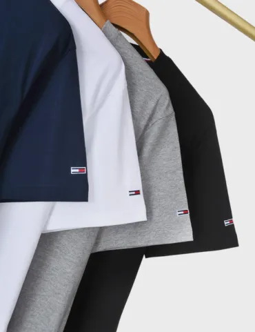Tommy Hilfiger Jeans Logo T-shirt SS23 (Grey)