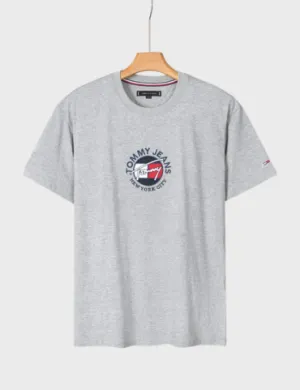 Tommy Hilfiger Jeans Logo T-shirt SS23 (Grey)