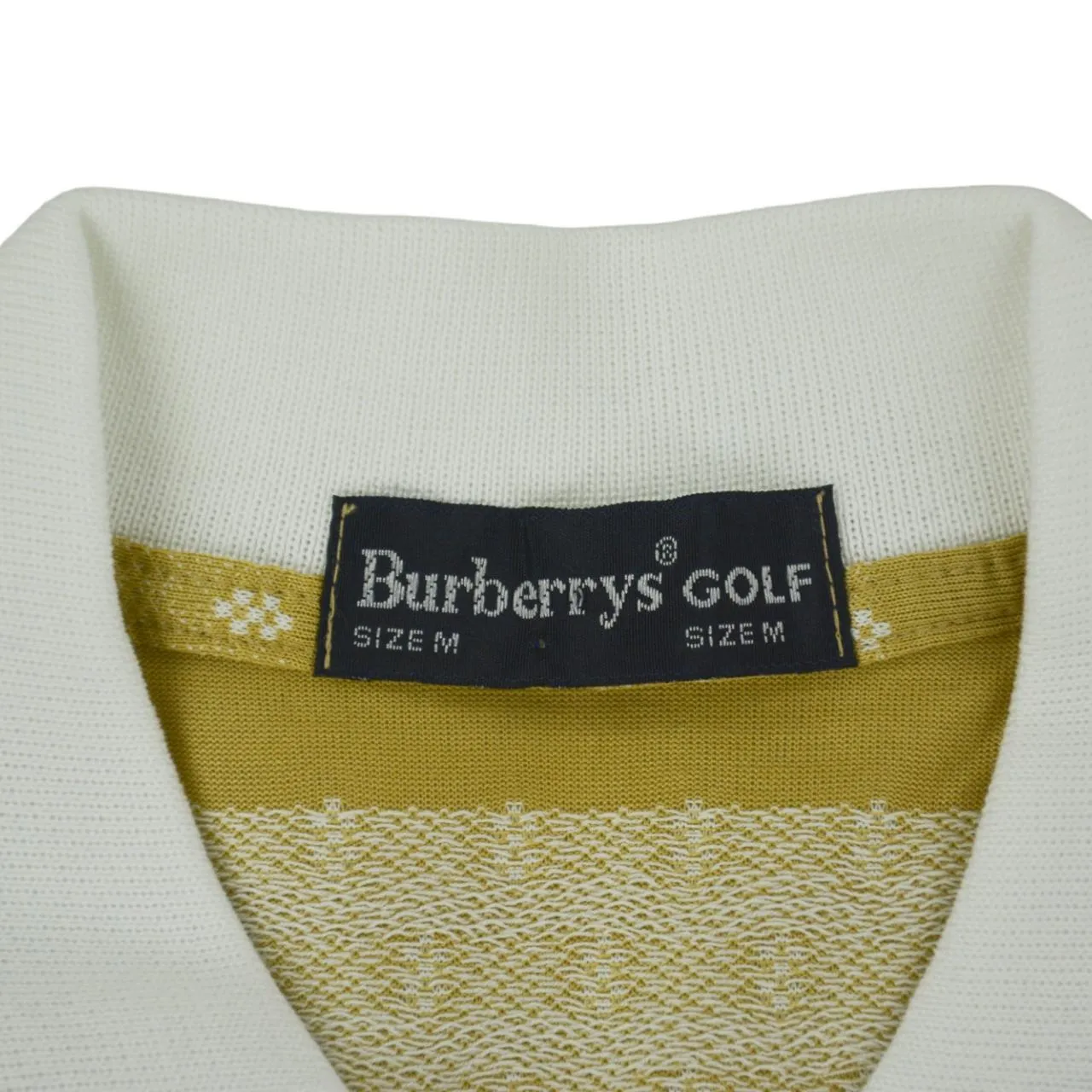 Vintage Burberry Long Sleeve Polo Shirt Woman's Size M