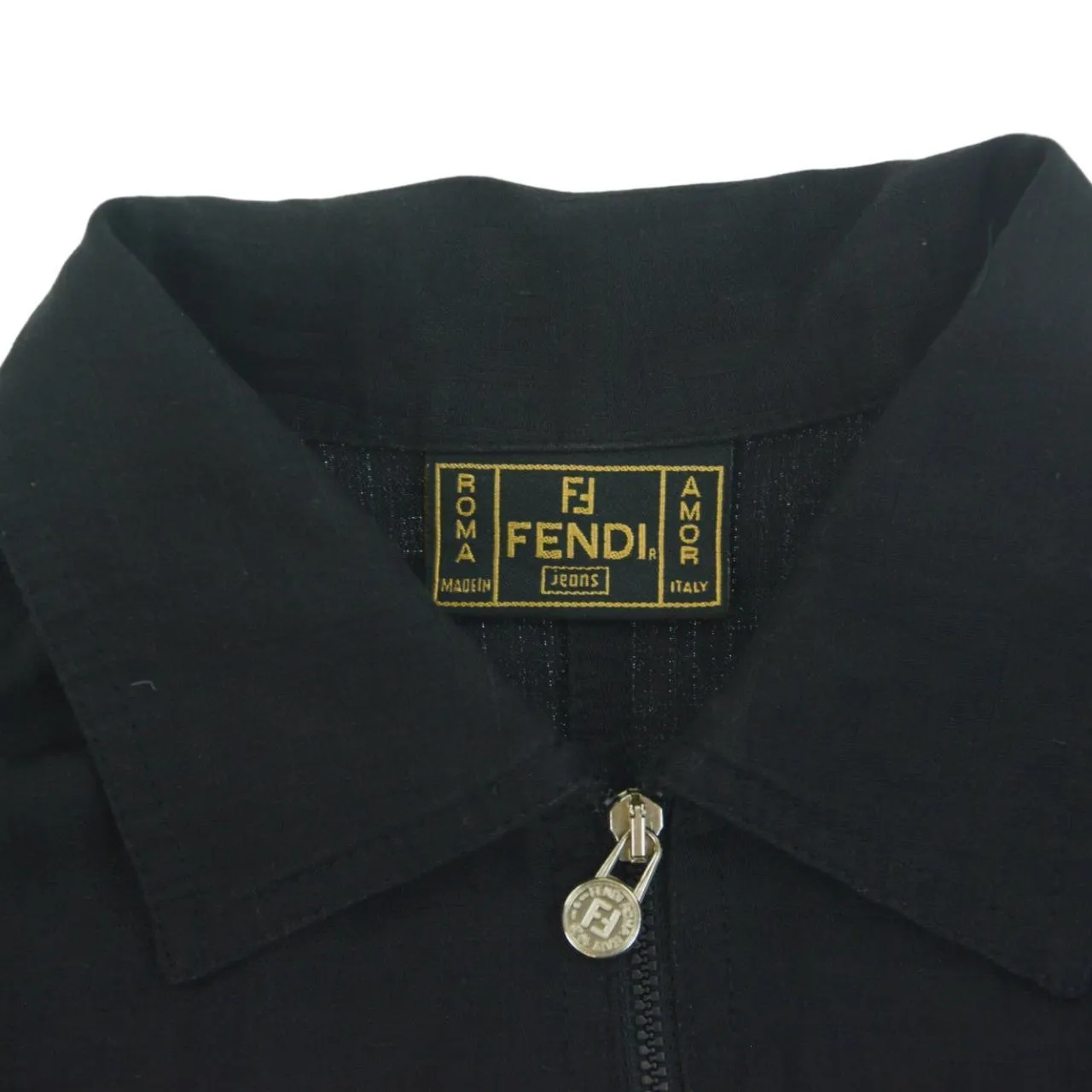 Vintage Fendi Monogram Zip Jacket Woman's Size S