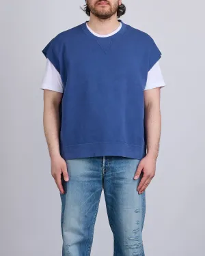visvim Mondo Crew Sweat SL DMGD Navy