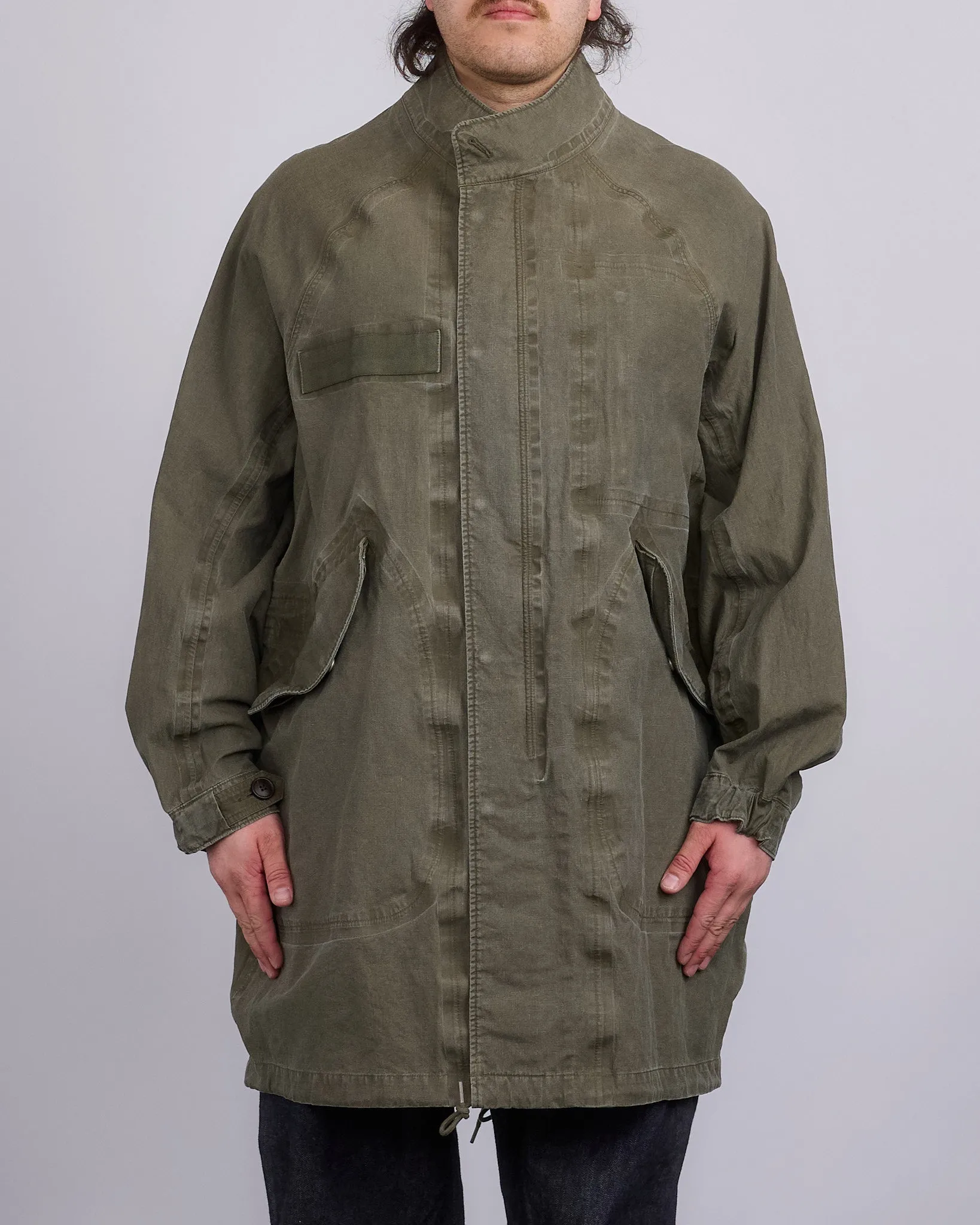 visvim Six-Five Parka 3L DMGD Olive