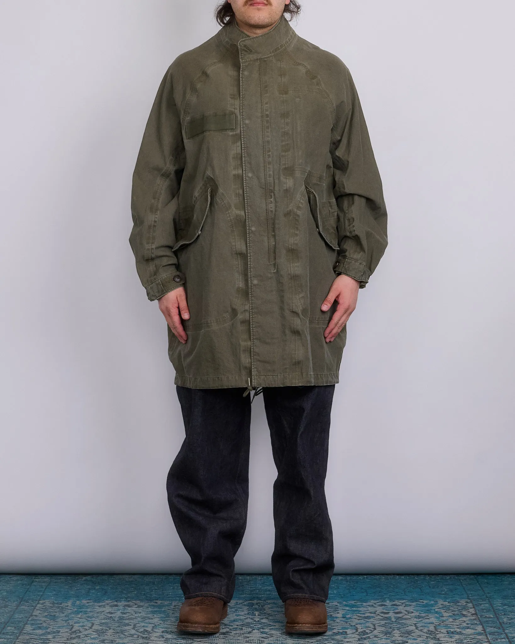 visvim Six-Five Parka 3L DMGD Olive